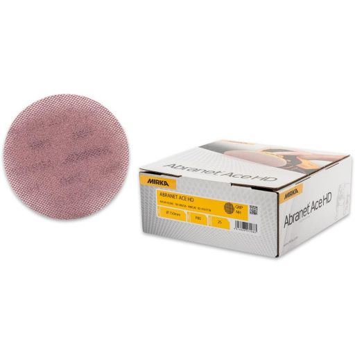 Mirka Abranet Ace HD Abrasive Discs 150mm (Pkt 25) - 80g