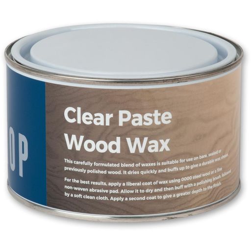 Axminster Workshop Paste Clear Wood Wax