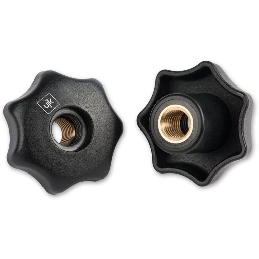 UJK Star Knobs Threaded Through Hole M10 (Pair)