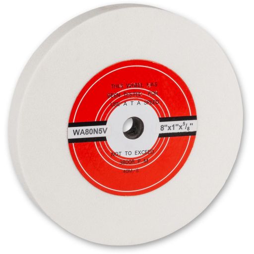Axminster Workshop White Grinding Wheel 200mm x 25mm 80G