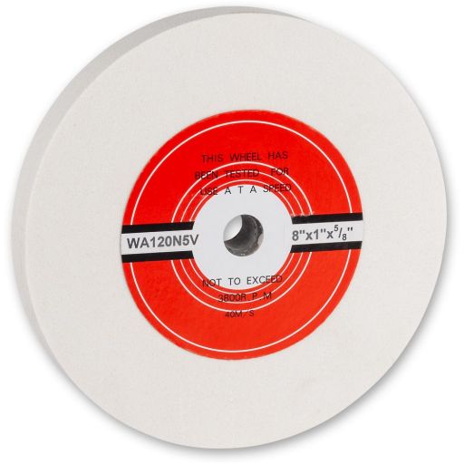Axminster Workshop White Grinding Wheel 200mm x 25mm 120G