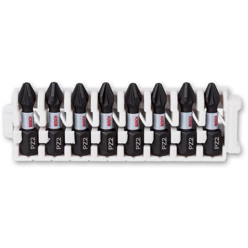 Bosch Impact Control Screwdriver Bits PZ2 25mm (8)