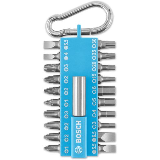 Bosch 21-Piece Screwdriver Bit Set with Snap Hook