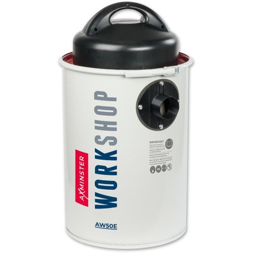 Axminster Workshop AW50E 50L Portable Dust Collector - 230V