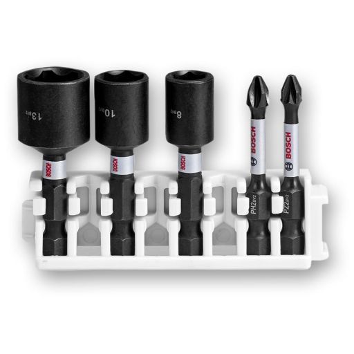 Bosch Impact Control Nutsetter & Screwdriver Bits Mixed Set