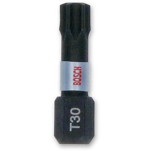 Bosch Impact Control Screwdriver Bits Torx T30 25mm (25)