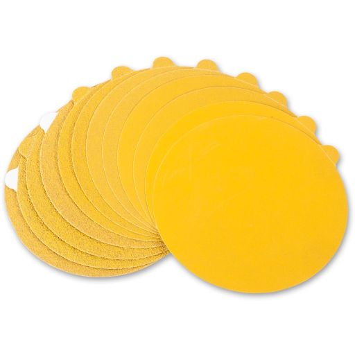 Axminster Workshop Self Adhesive Discs 125mm - Mixed Pack of 10