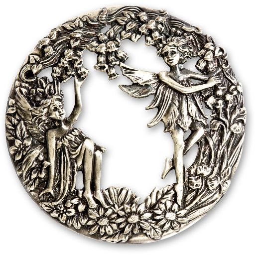 Pewter Lid - Fairy Garden