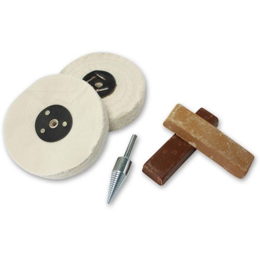Heavy Duty Polishing Kit for Plastic, Fibreglass & Bakelite