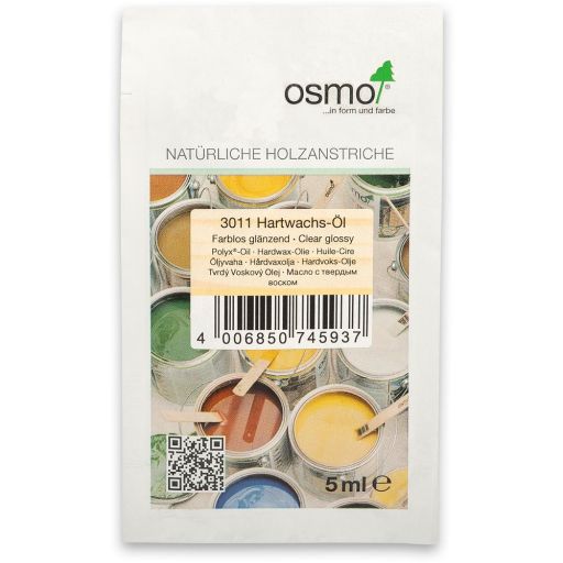 Osmo Polyx Hard-Wax Oil 3011 - Gloss 5ml Sample Sachet