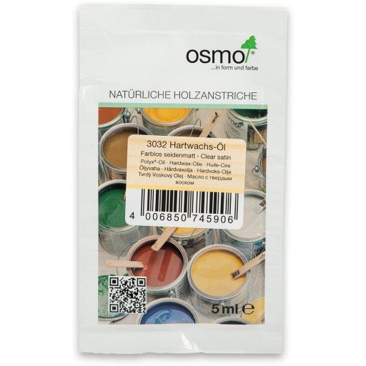 Osmo Polyx Hard-Wax Oil 3032 - Satin 5ml Sample Sachet