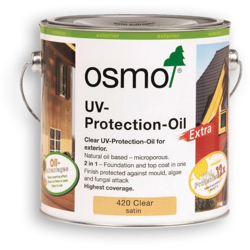 Osmo UV Protection Oil Extra 420 - Clear 2.5 litre