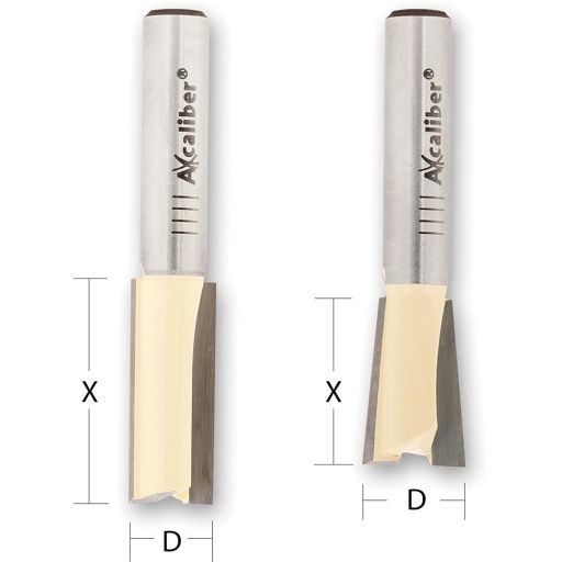 Axcaliber Dovetail Cutter Set - 1/4" Shank