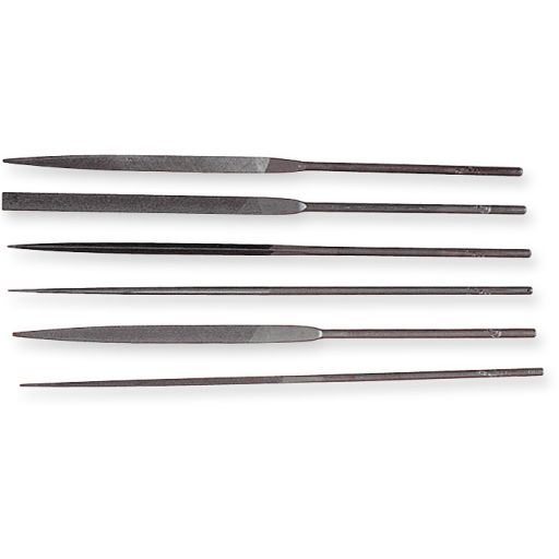 Genuine Swiss 6 Piece Needle File Set - 155mm