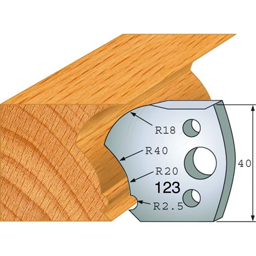 Axcaliber Pair of Profile Knives - 123