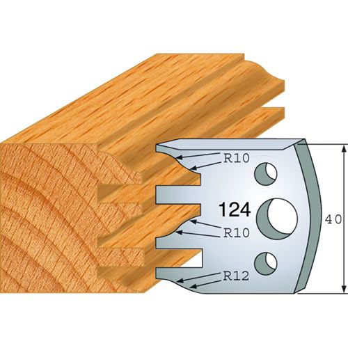 Axcaliber Pair of Profile Knives - 124