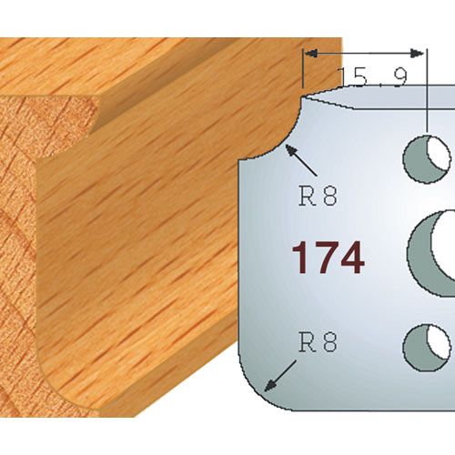 Axcaliber Pair of Profile Knives - 174