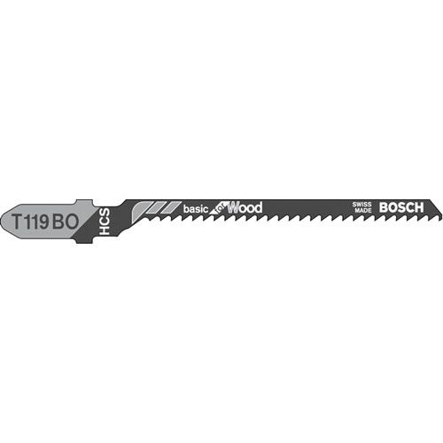 Bosch T119BO Jigsaw Blades Tight Curves in Wood