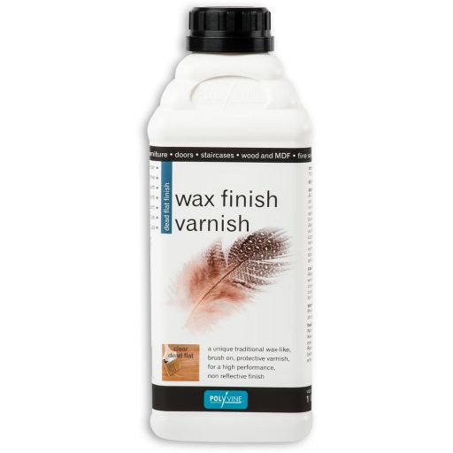 Polyvine Wax Finish Varnish - Dead Flat 1ltr