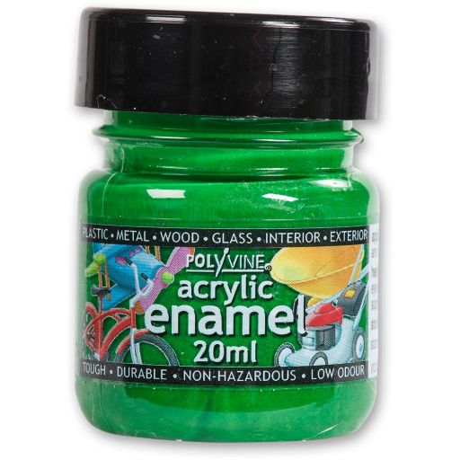 Polyvine Acrylic Enamel Paint - Emerald 20ml