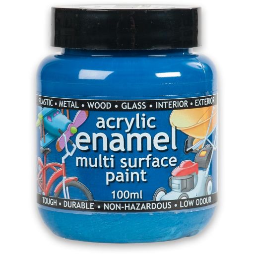 Polyvine Acrylic Enamel Paint - Sea Blue 20ml