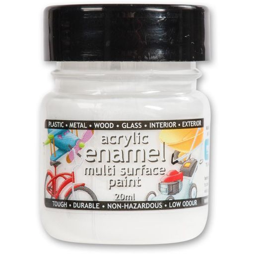 Polyvine Acrylic Enamel Paint - White 20ml