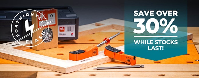 SAVE OVER 30% - UJK Mini Pocket Hole Jig Kit - Fortnightly Flash